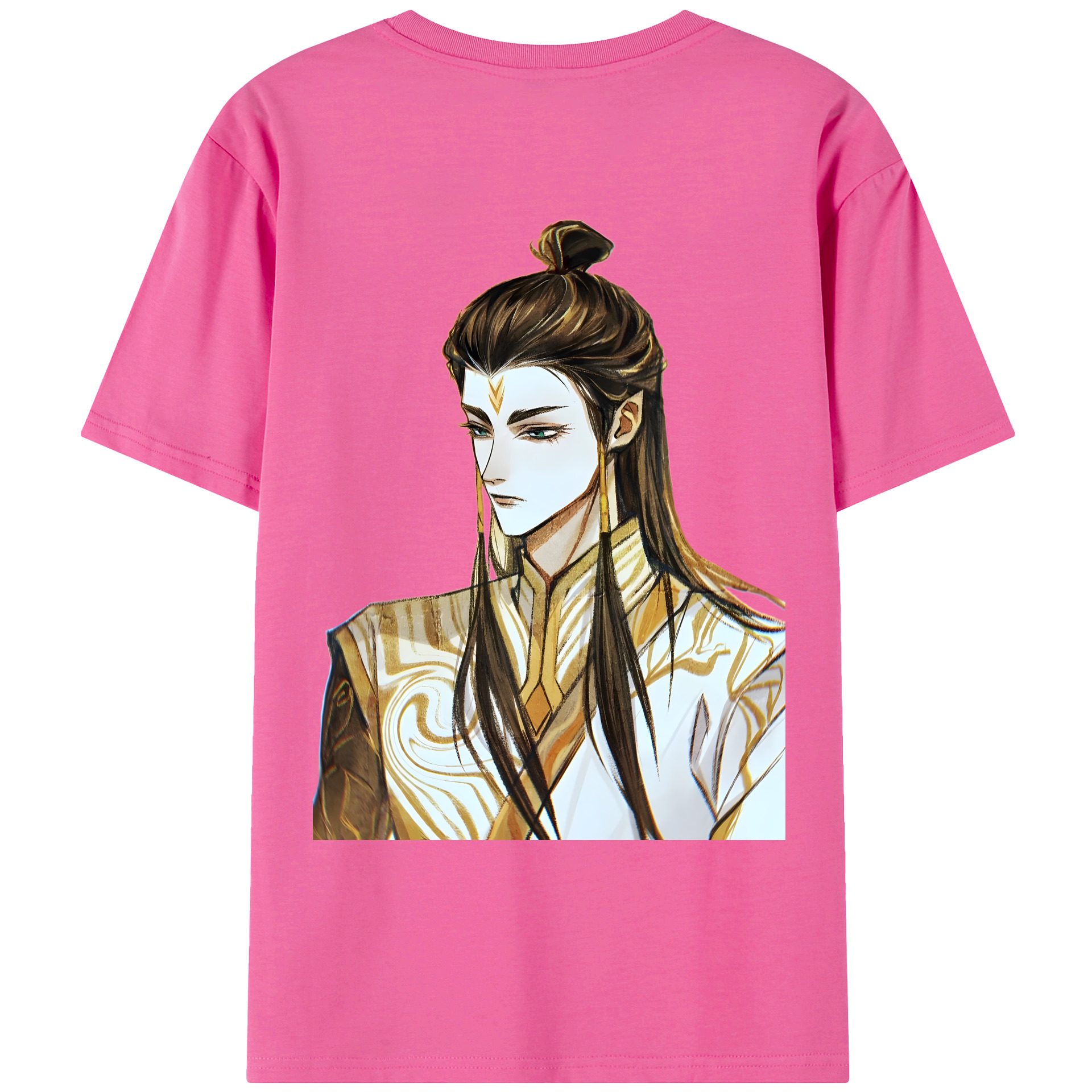 （画像用） Ne Zha 2 ナタ 魔童の大暴れ レディース半袖Tシャツ(バックプリント)